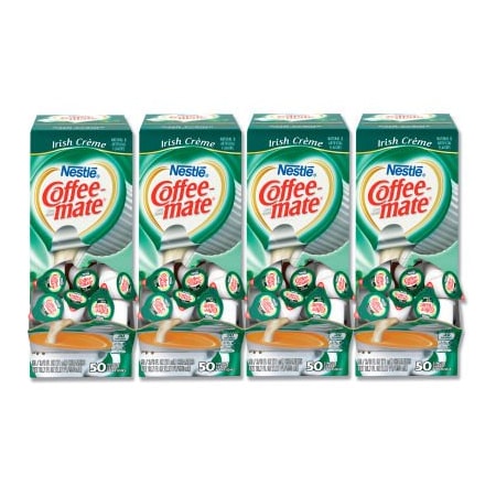 Nestle Coffee-mate  Liquid Coffee Creamer, Irish Creme, 0.38 oz Mini Cups, 200/Carton 35112CT